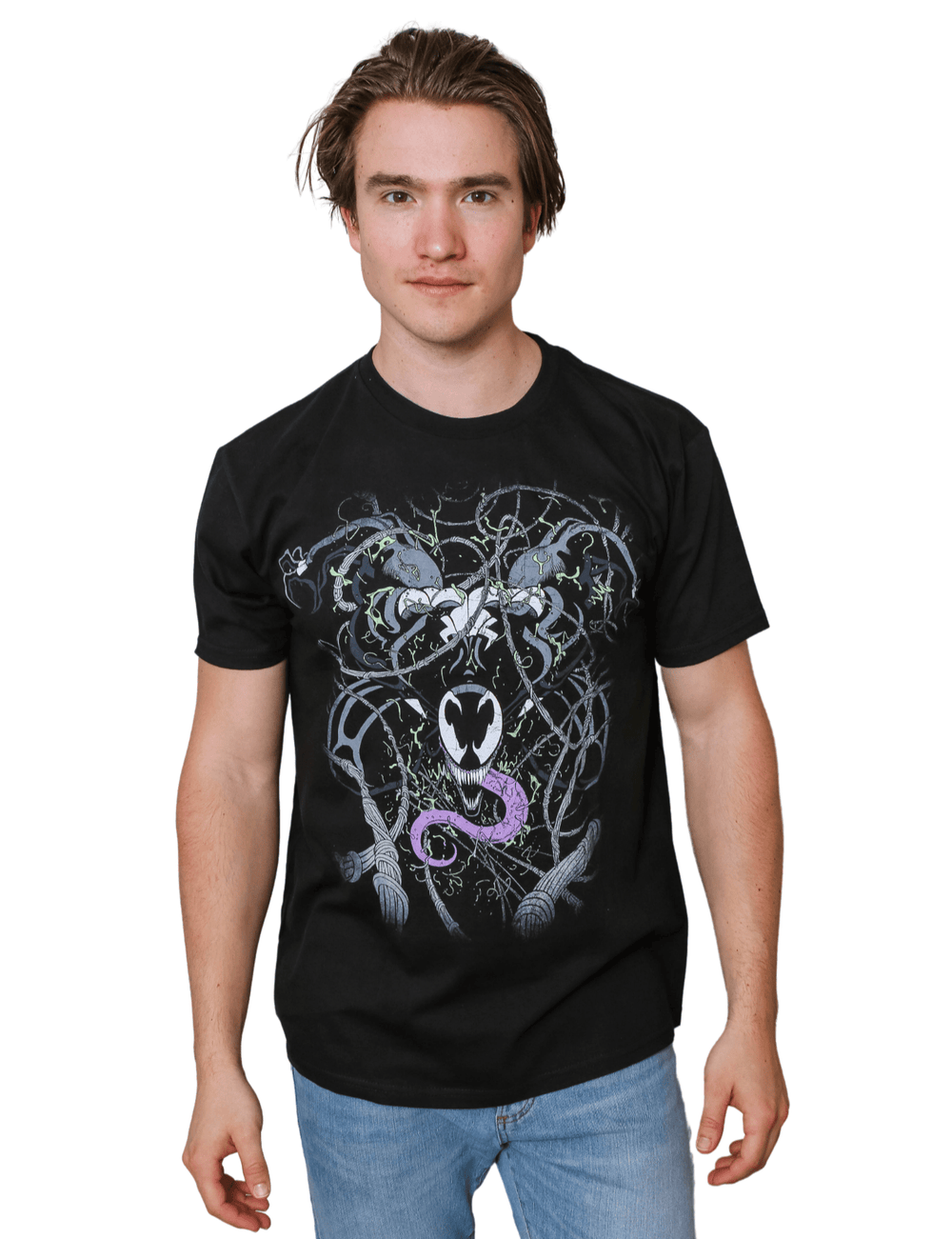 Venom Webs Spider - Man Marvel Comics Adult T-Shirt - Fundom