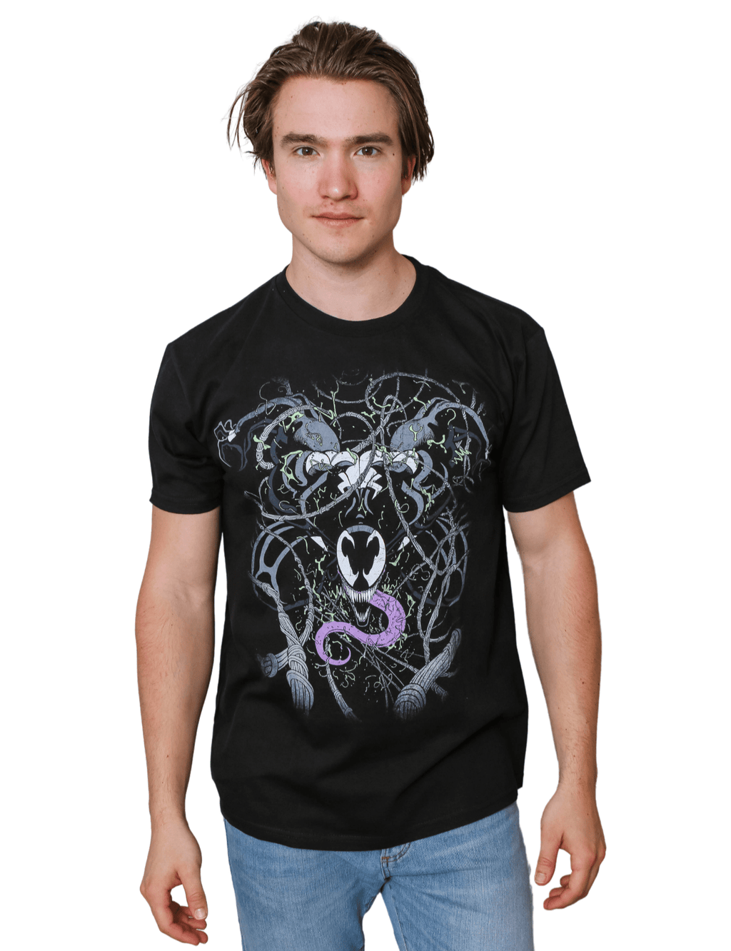 Venom Webs Spider - Man Marvel Comics Adult T-Shirt - Fundom