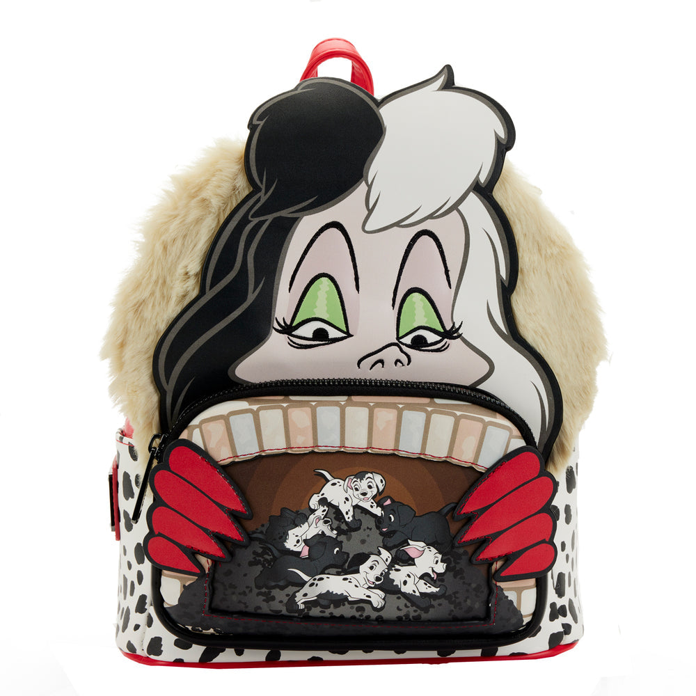Loungefly Disney 101 Dalmatians Cruella De Villains Scene Mini Backpack