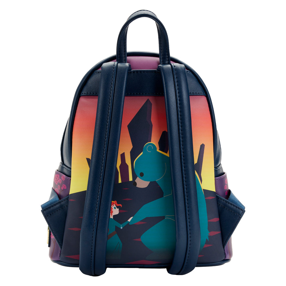 Loungefly Disney Brave Princess Merida Castle Mini Backpack Womens Shoulder Bag Purse