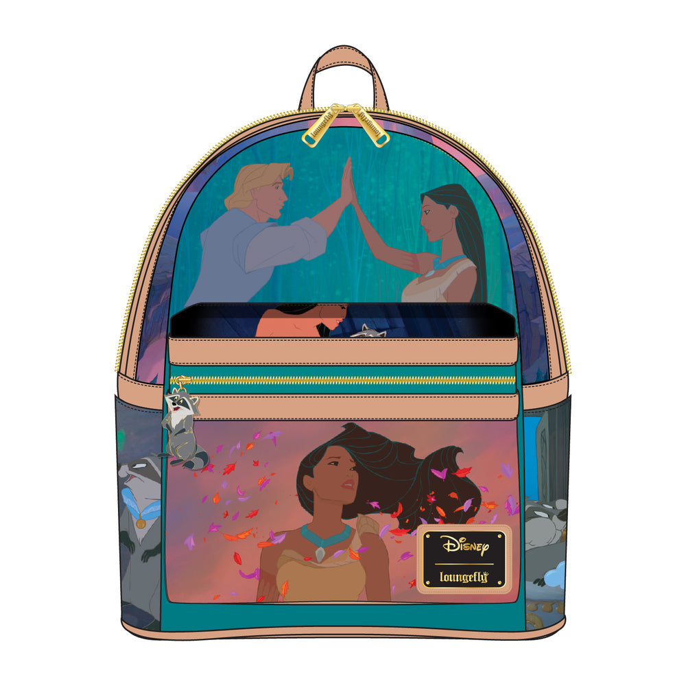 Loungefly Disney Pocahontas Princess Scene Mini Backpack Bag Purse