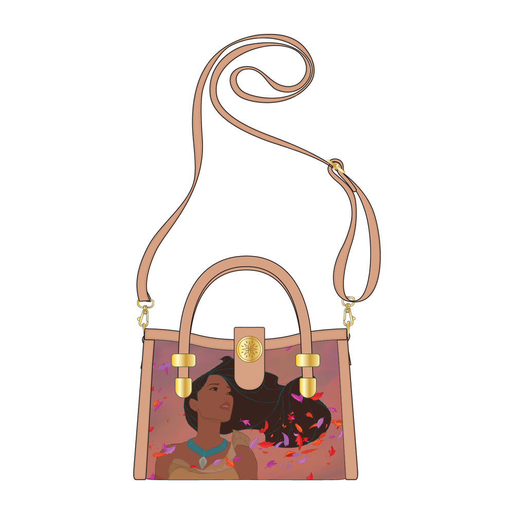 Loungefly Disney Pocahontas Princess Scene Crossbody Bag Purse