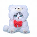 Mofusand White Bear Cat Plush 9"