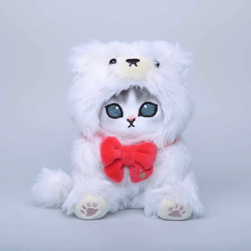 Mofusand White Bear Cat Plush 9" - Fundom