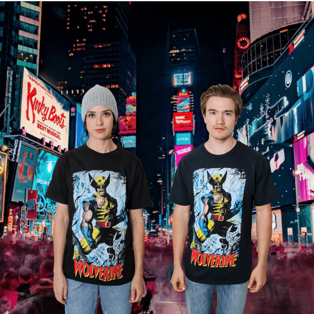Wolverine 90's Cover By Jim Lee Marvel Comics Adult T-Shirt - Fundom