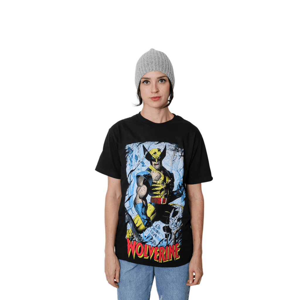 Wolverine 90's Cover By Jim Lee Marvel Comics Adult T-Shirt - Fundom