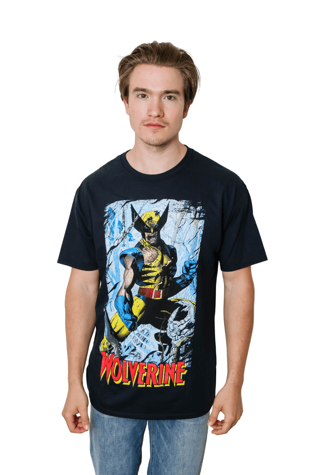 Wolverine 90's Cover By Jim Lee Marvel Comics Adult T-Shirt - Fundom