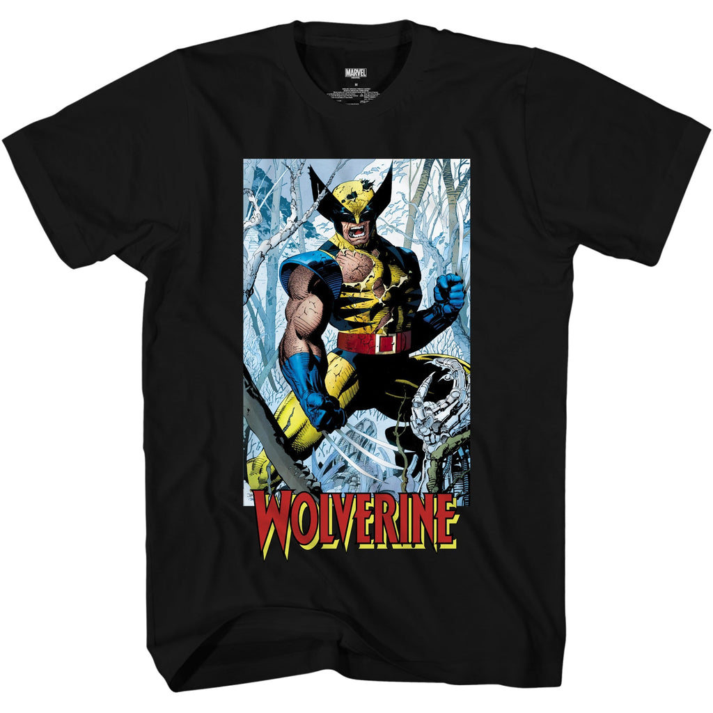 Wolverine 90's Cover By Jim Lee Marvel Comics Adult T-Shirt - Fundom