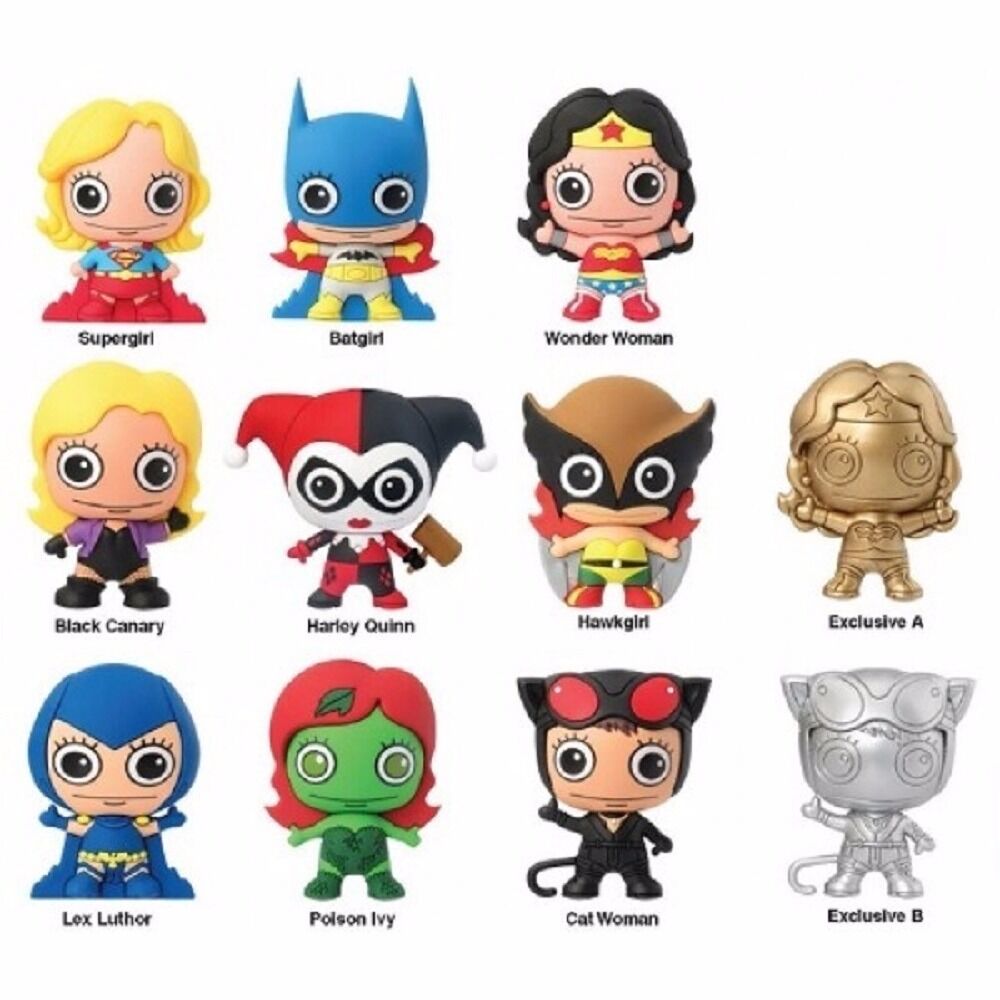 Woman Of DC Universe 3 - D Figural Keyring Mystery Pack DC Comics Key Chain - Fundom