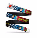 Wonder Woman Face Close - DC Comics Seatbelt Belt - Fundom