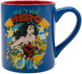 Wonder Woman Retro Cover be the Hero 14oz Ceramic Coffee Mug - Fundom