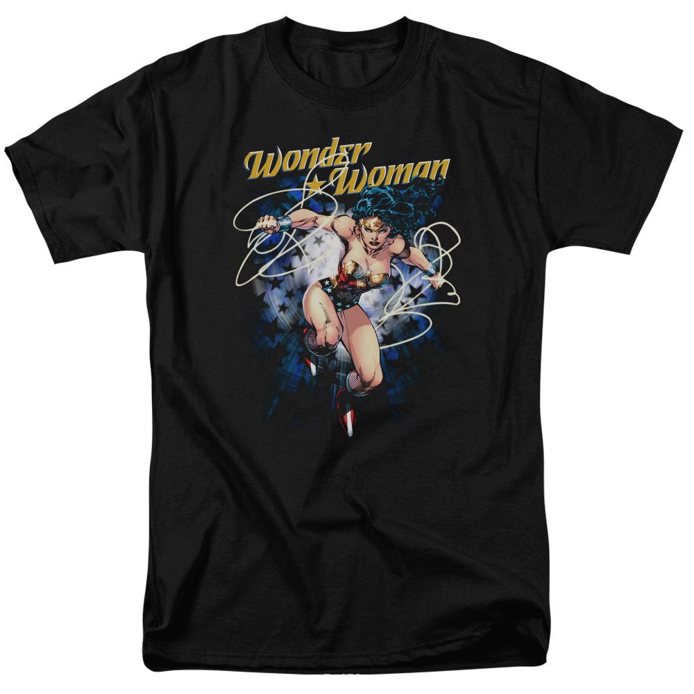Wonder Woman Star Burst DC Comics Adult T-Shirt - Fundom