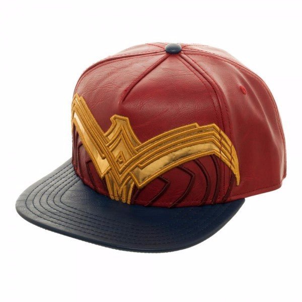 Wonder Woman Suit Up Applique Snapback Baseball Hat - Fundom