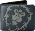 World of Warcraft Alliance Loot Bi - Fold Wallet Navy/Gray - Fundom