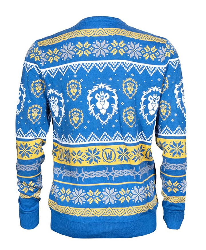 World of Warcraft Alliance Ugly Christmas Holiday Sweater - Fundom