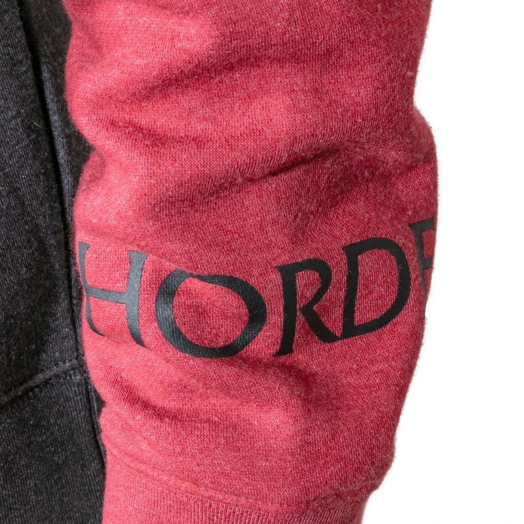 World of Warcraft Proud Horde Gamer Black and Red Pullover Hoodie - Fundom