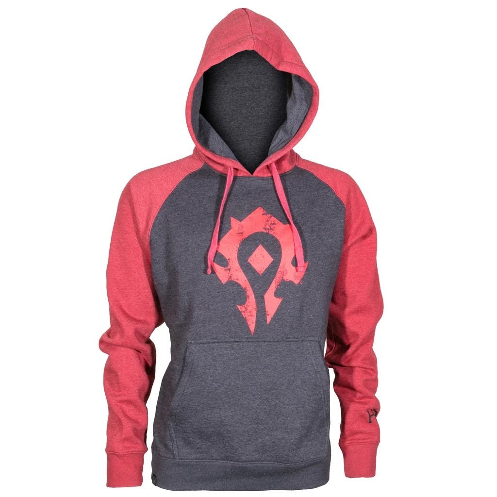 World of Warcraft Proud Horde Gamer Black and Red Pullover Hoodie - Fundom