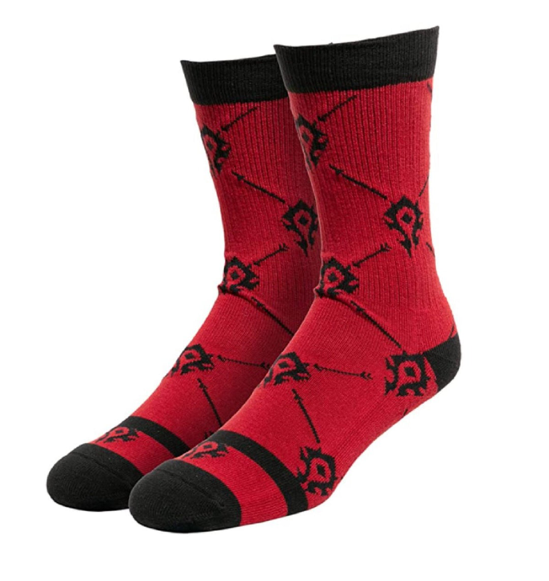 World of Warcraft Strength and Honor Embroidered Athletic Crew Socks - Fundom