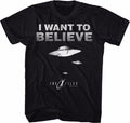 X - Files I Want To Believe Ufo Adult T-Shirt - Fundom