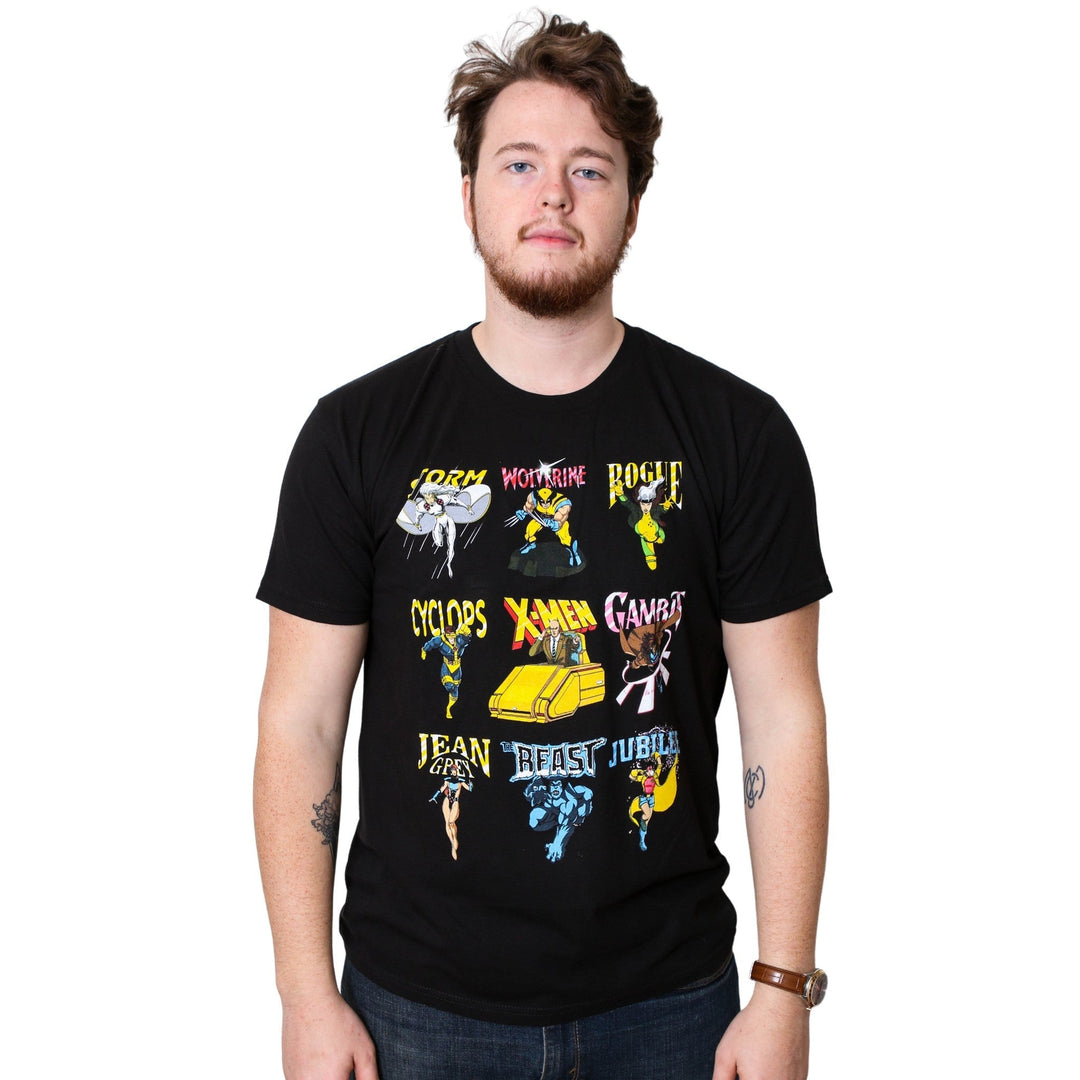 X - Men 90's Animated Series Group Marvel Comics Adult T Shirt - Fundom