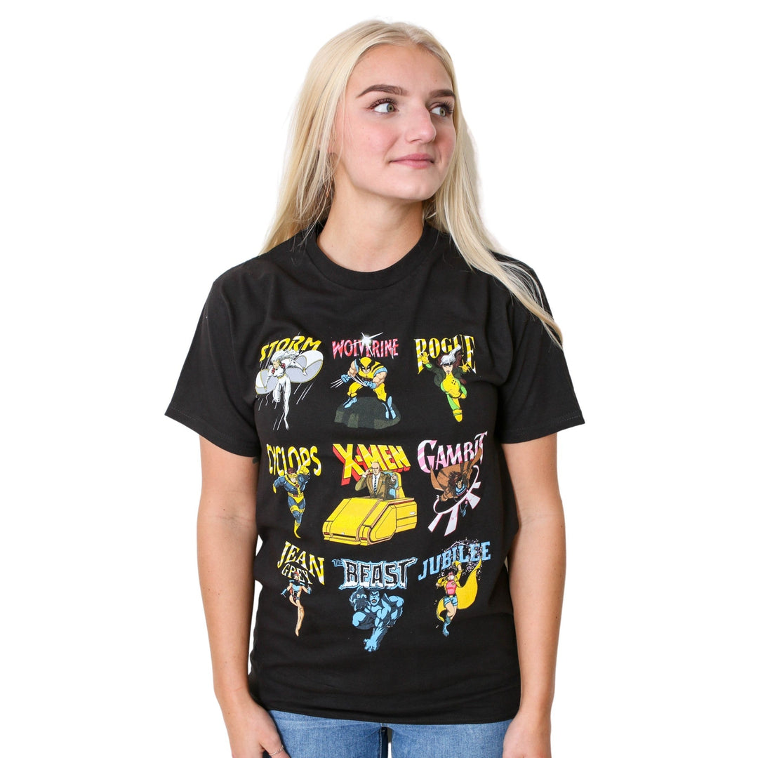 X - Men 90's Animated Series Group Marvel Comics Adult T Shirt - Fundom