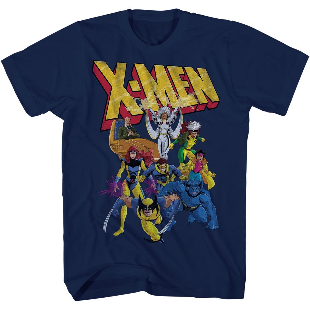 X - Men Animated Series 90's Team Marvel Comics Officially Licensed Adult T-Shirt - Fundom