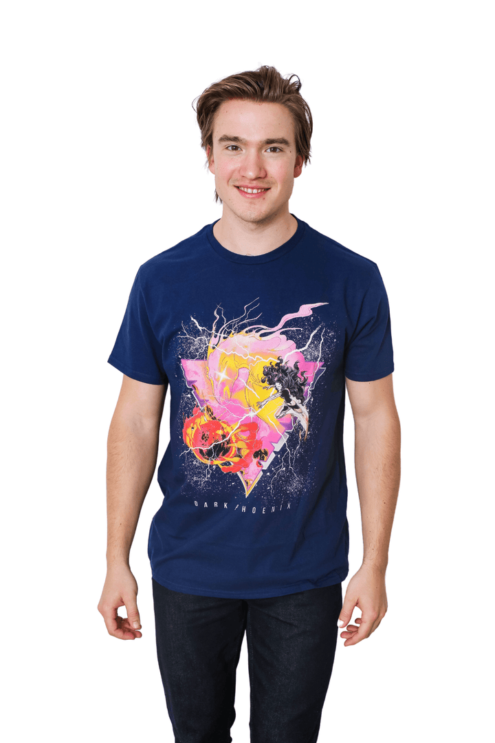 X - Men Burning Phoenix Icon Marvel Comics Adult T-Shirt - Fundom