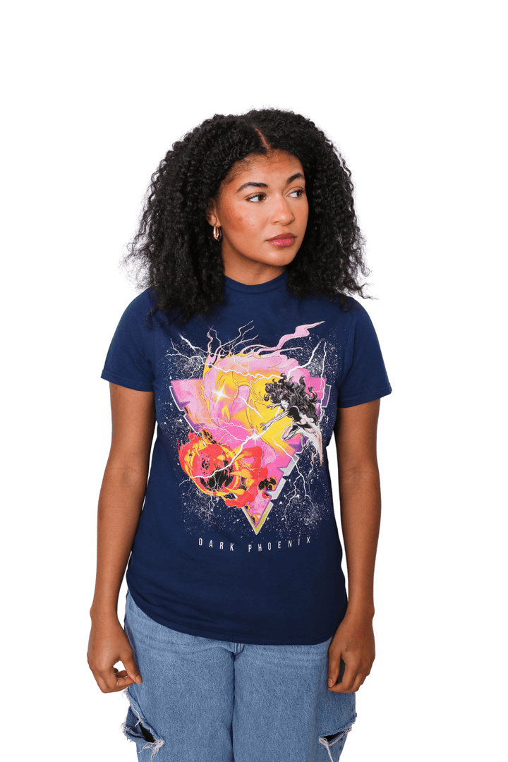 X - Men Burning Phoenix Icon Marvel Comics Adult T-Shirt - Fundom