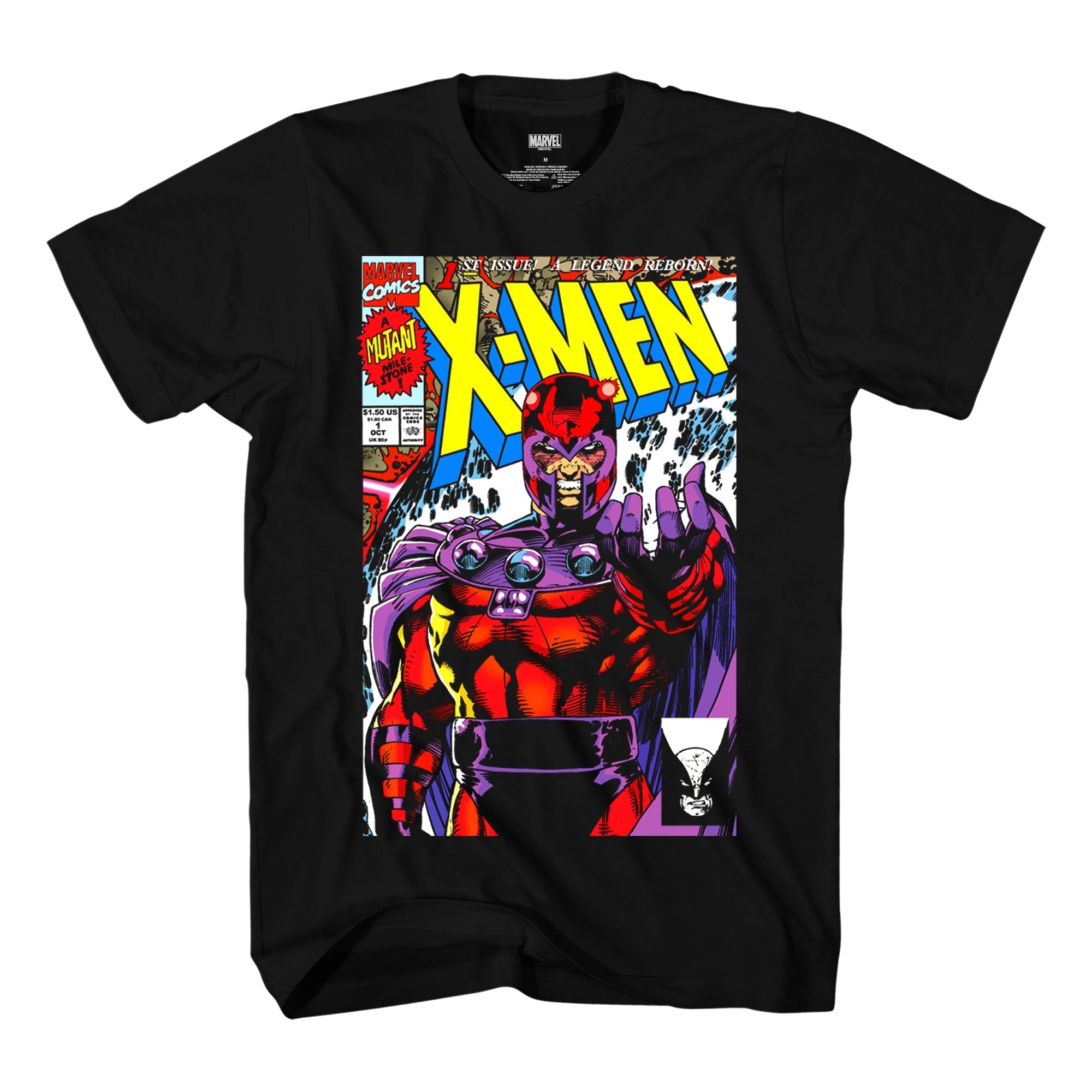 X - Men Magneto Crushing Force by Jim Lee Marvel Comics Adult T-Shirt - Fundom