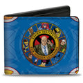 X - Men Professor X And Characters With Logo Marvel Bi - Fold Wallet - Fundom