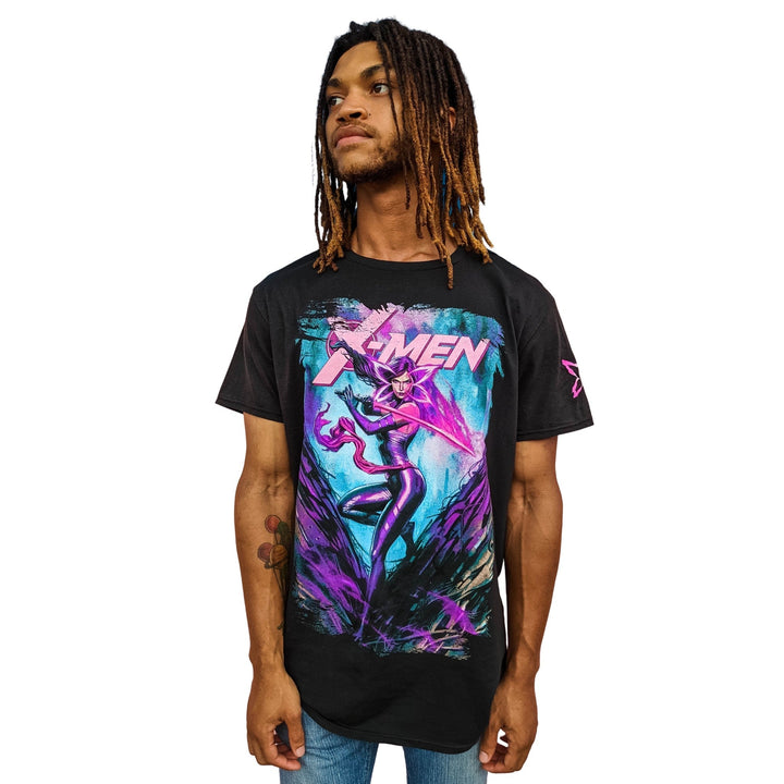 X - Men Psylocke Cover Superhero Marvel Comics Adult T-Shirt - Fundom