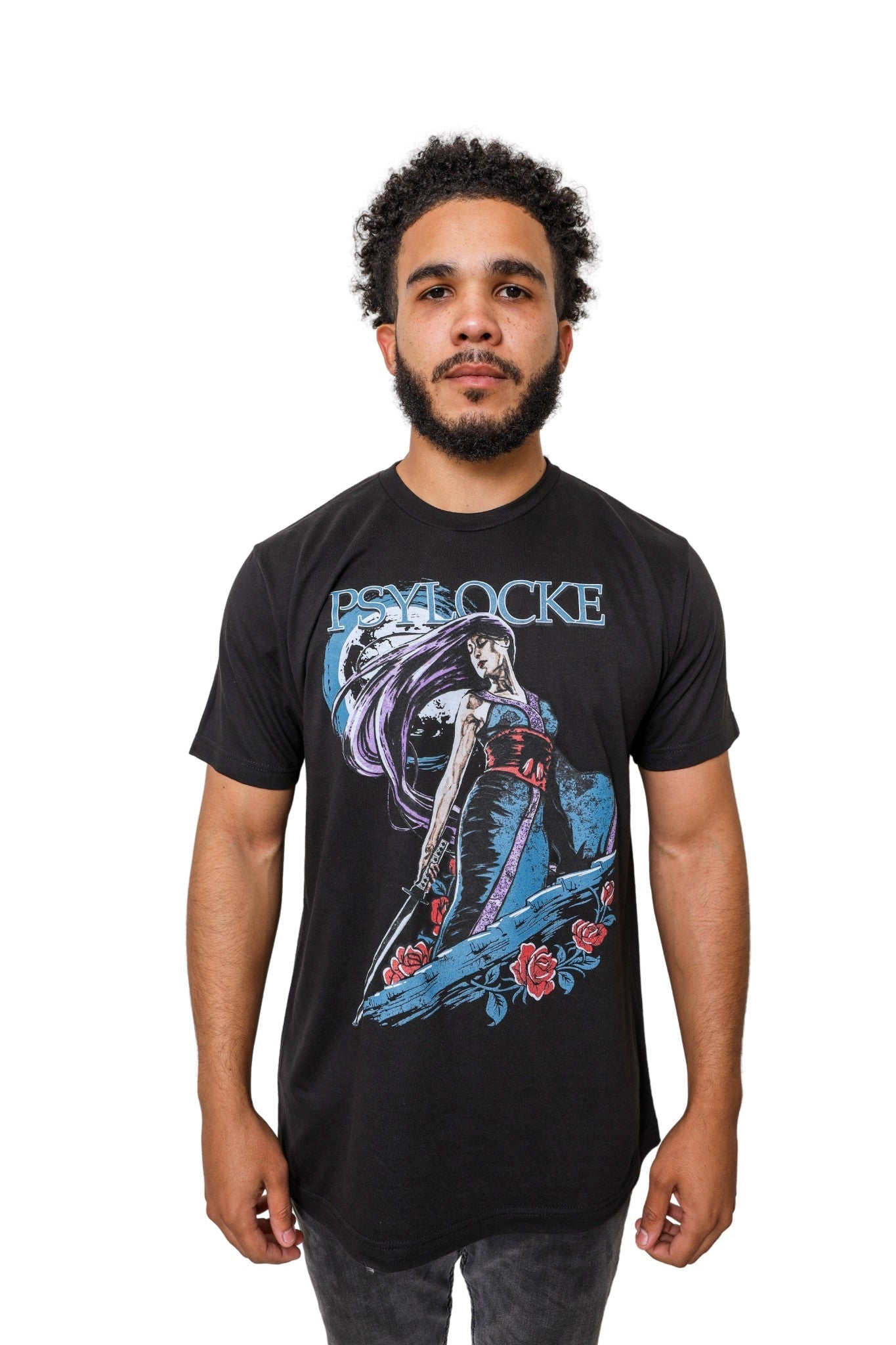 X - Men Psylocke Moon Marvel Comics Adult T-Shirt - Fundom