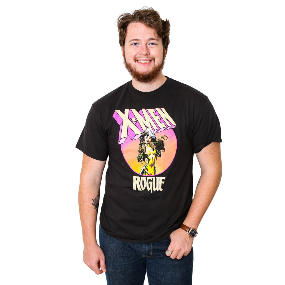 X - Men Rogue 90's Circle Marvel Comics Adult T-Shirt - Fundom