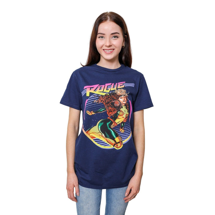 X - Men Rogue 90's Space Marvel Comics Adult T-Shirt - Fundom