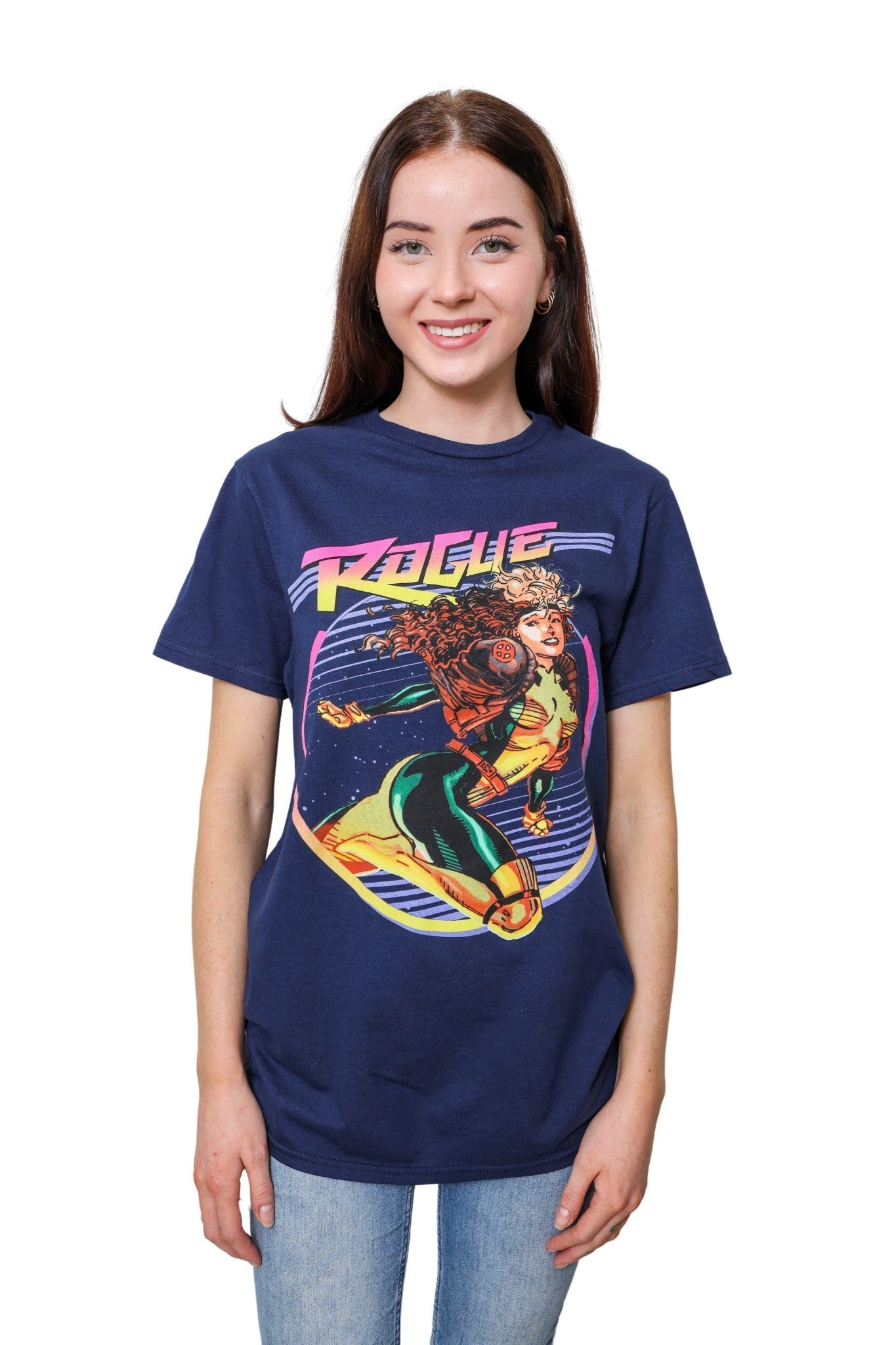 X - Men Rogue 90's Space Marvel Comics Adult T-Shirt - Fundom