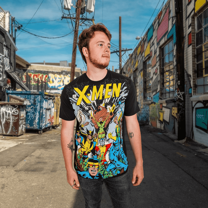 X - Men The Gang Marvel Comics Adult T-Shirt - Fundom