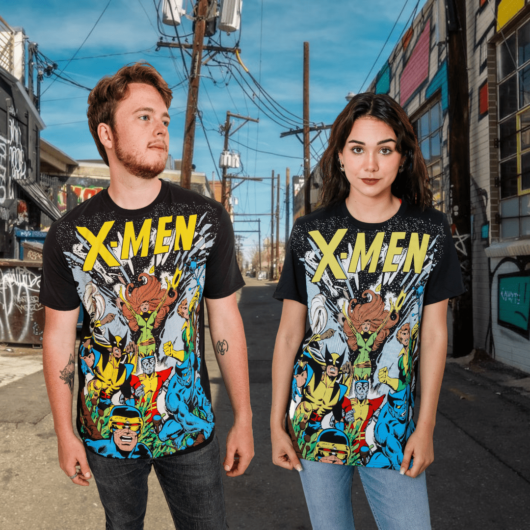 X - Men The Gang Marvel Comics Adult T-Shirt - Fundom