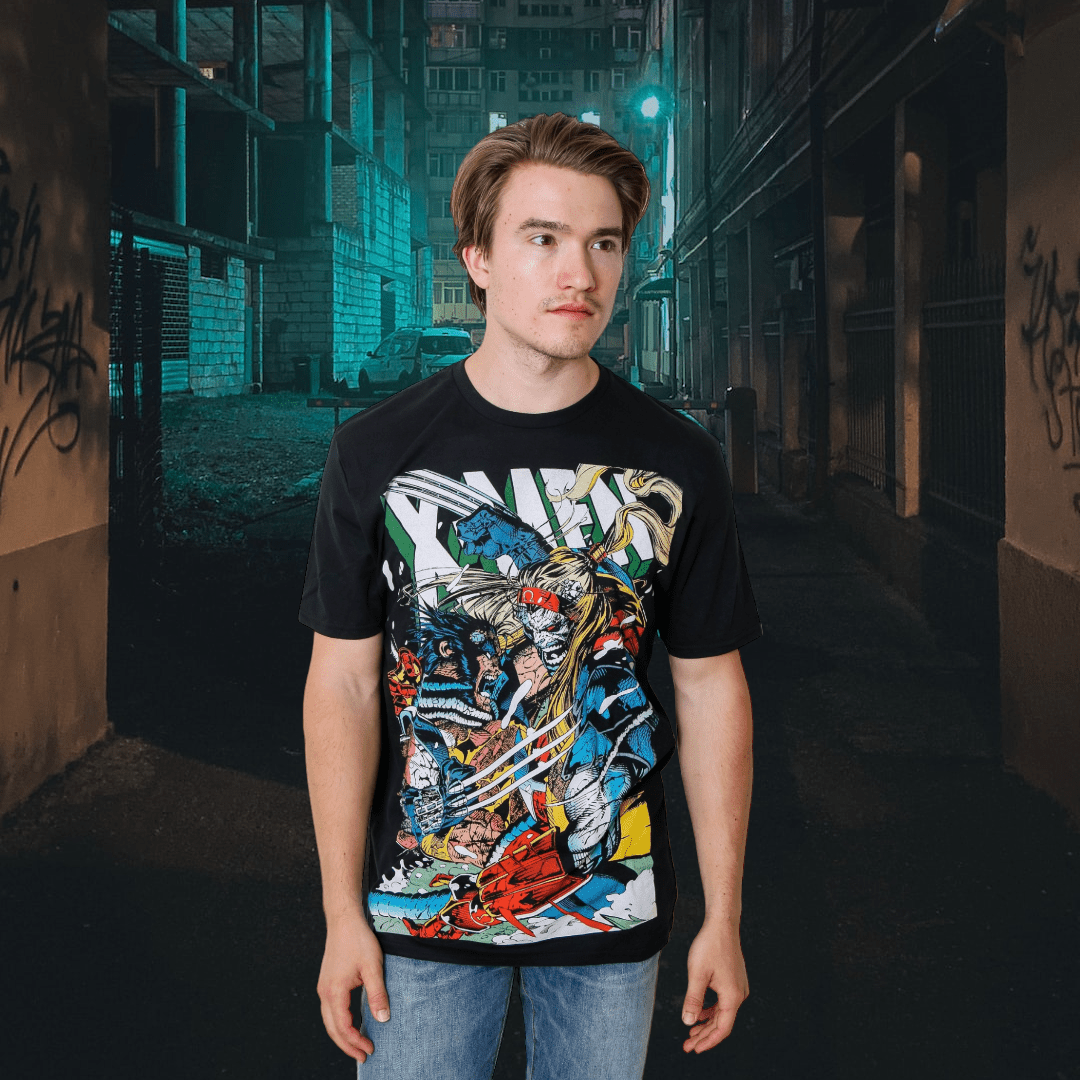 X - Men Wolverine vs Omega Marvel Licensed Adult T-Shirt - Fundom