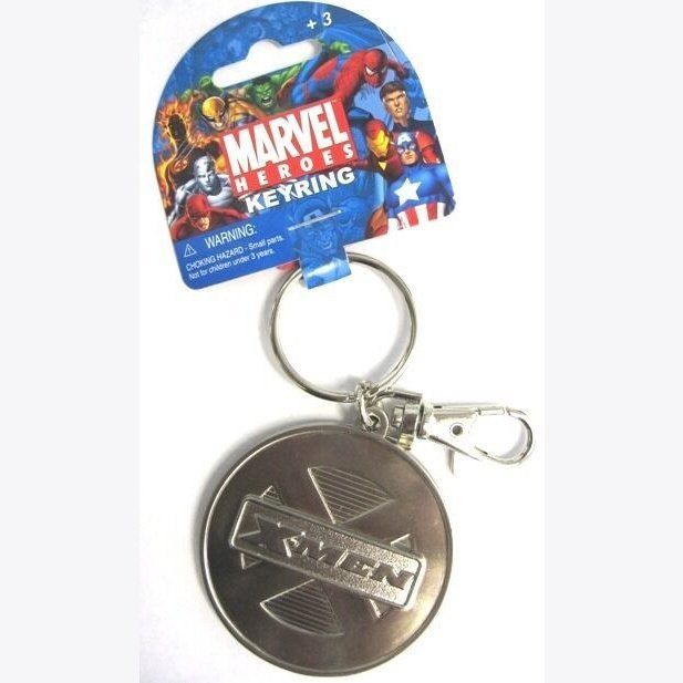 X - Men X Logo Marvel Comics Pewter Key Chain Key Ring - Fundom