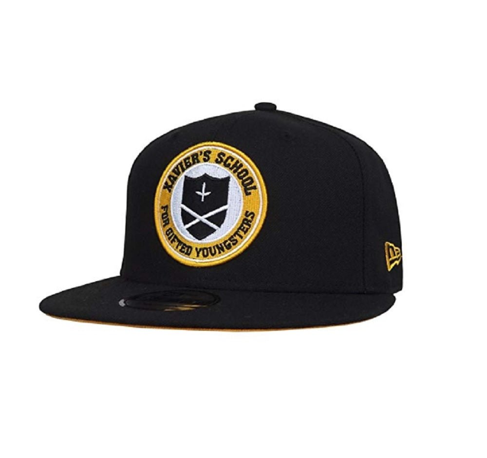 X - Men Xavier Institute Black Marvel Comics New Era 9Fifty Snapback Cap Hat - Fundom