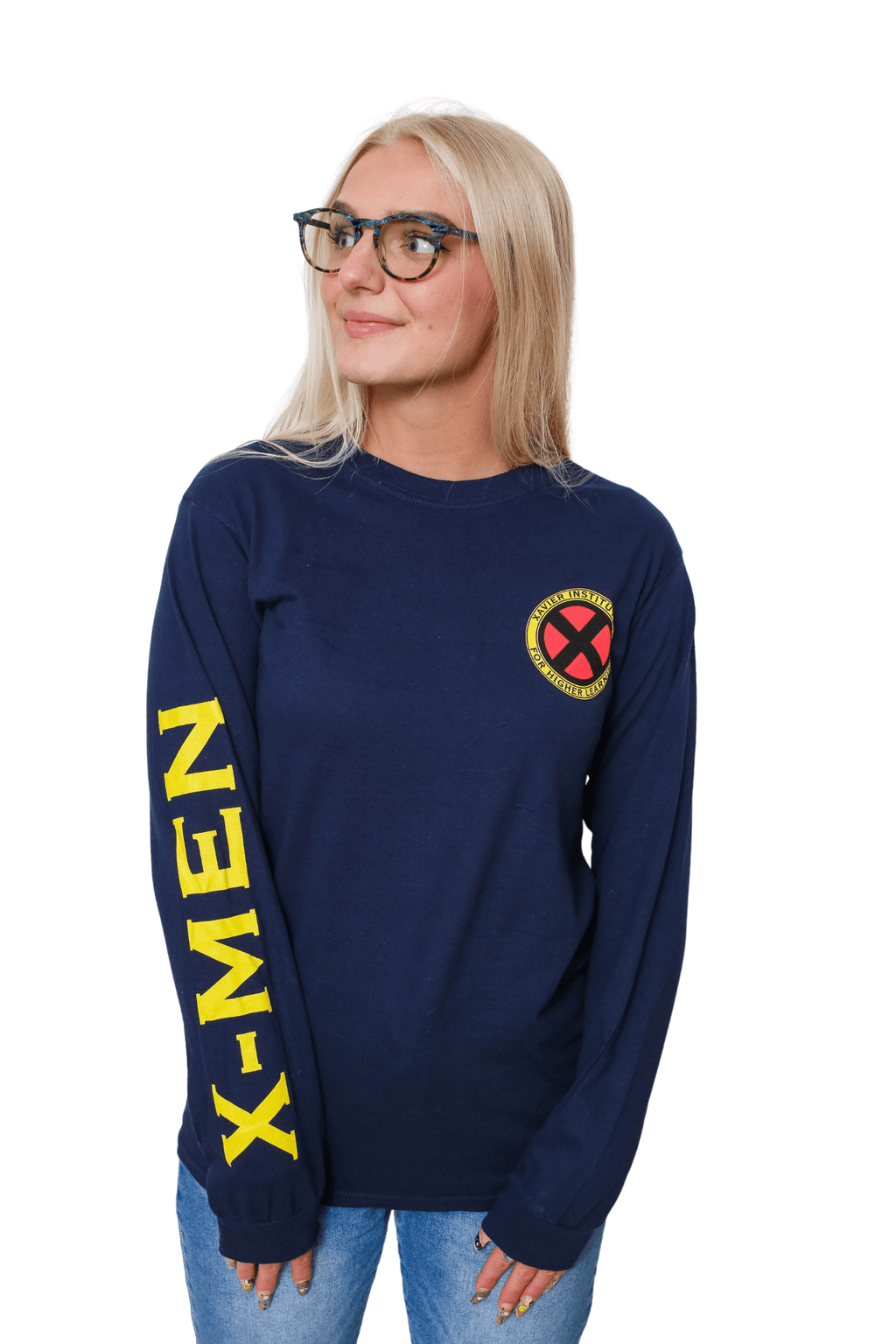 X - Men Xavier Institute Flight School Blackbird Marvel Long Sleeve T Shirt - Fundom