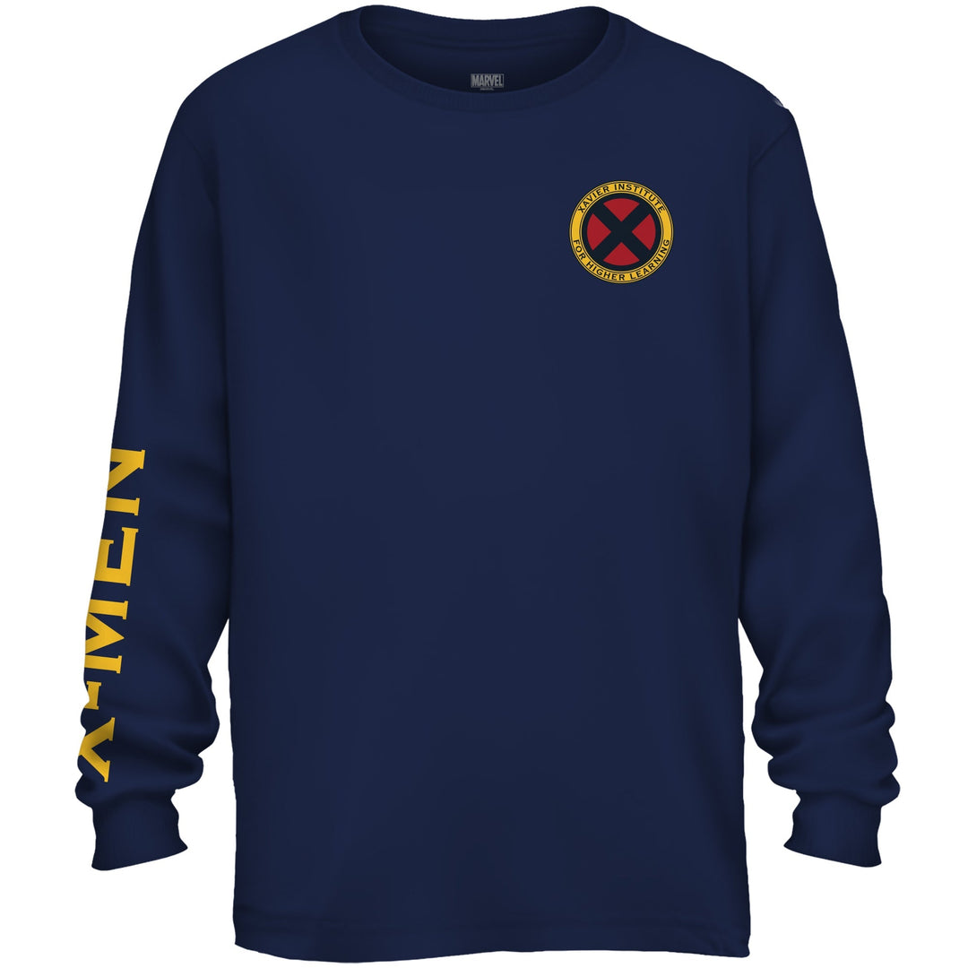 X - Men Xavier Institute Flight School Blackbird Marvel Long Sleeve T Shirt - Fundom