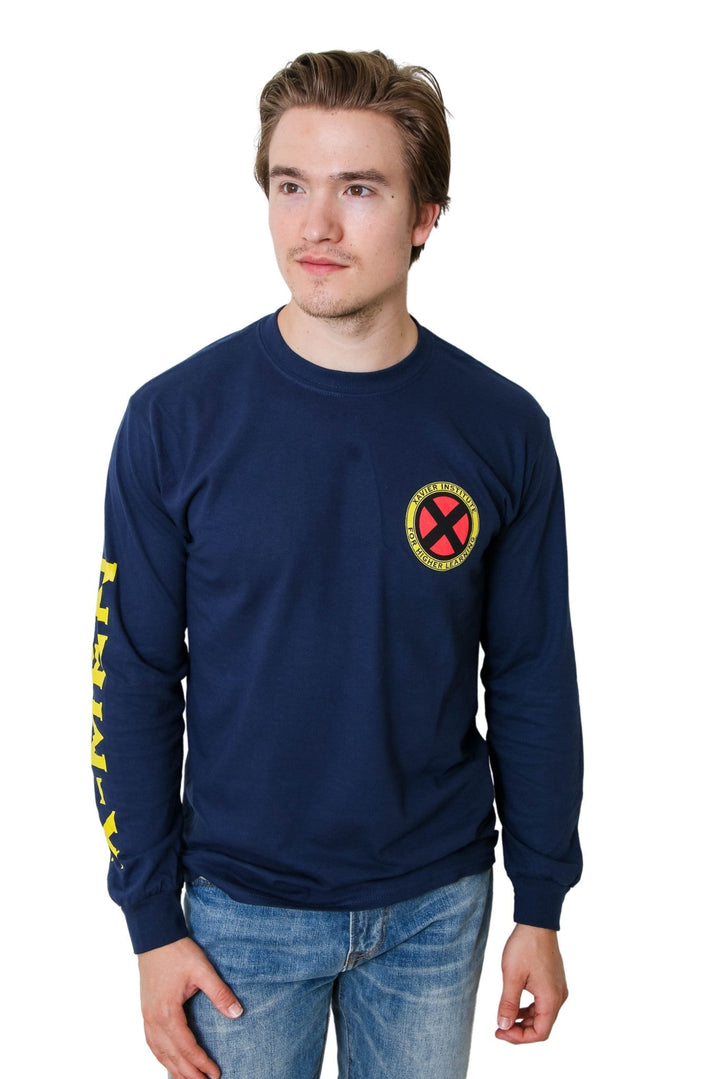 X - Men Xavier Institute Flight School Blackbird Marvel Long Sleeve T Shirt - Fundom