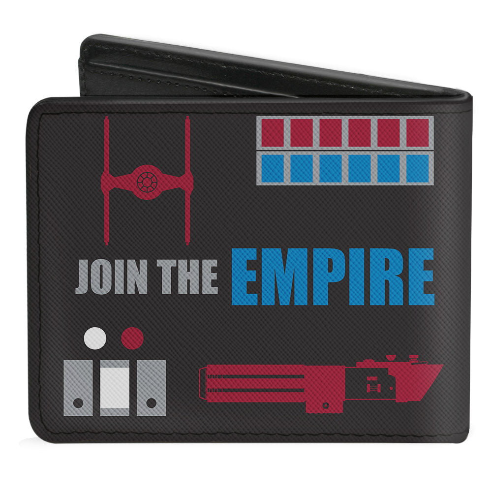 Star Wars Galactic Empire Insignia Join the Empire Collage Bifold Wallet