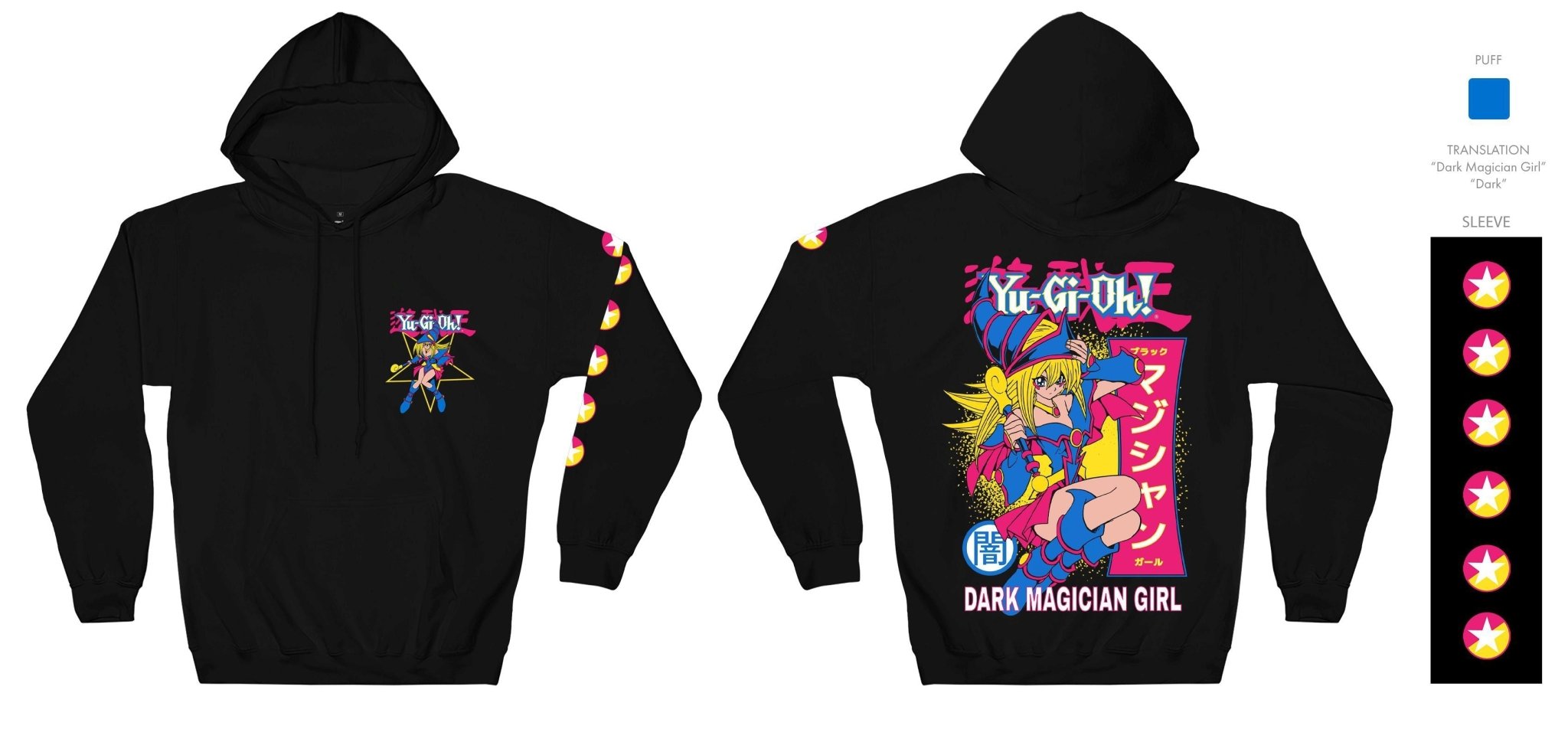 Yu - Gi - Oh! Duel Dark Magician Girl Licensed Adult Hoodie - Fundom