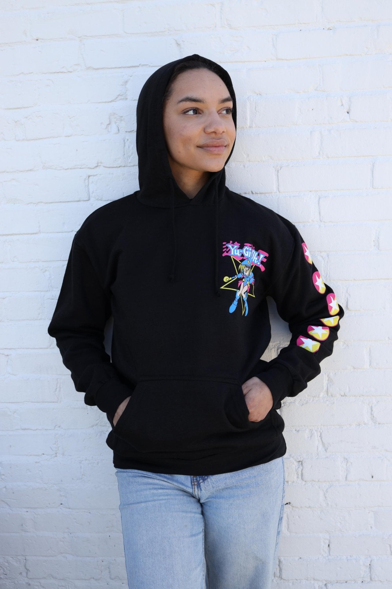 Yu - Gi - Oh! Duel Dark Magician Girl Licensed Adult Hoodie - Fundom