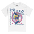 Yu - Gi - Oh! - Duel Dark Magician Girl Stats Adult T-Shirt - White - Officially Licensed - Fundom
