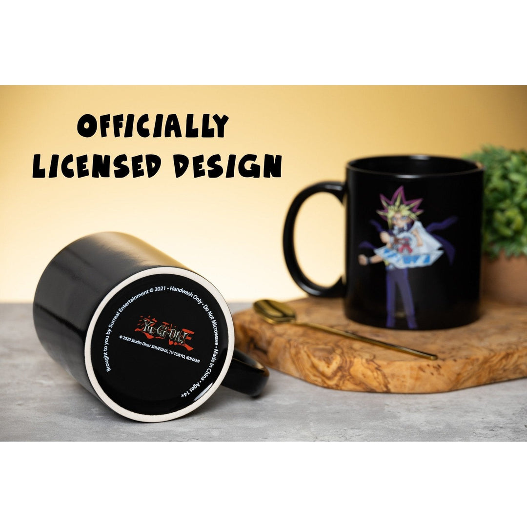 YU-GI-OH Yugi and Dark Magician 15 oz. Heat Change Ceramic Coffee Mug