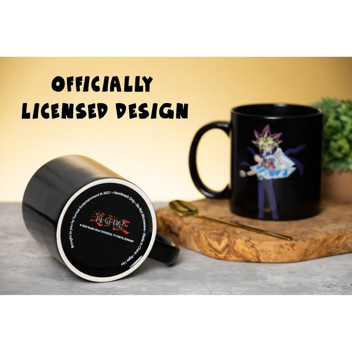 YU-GI-OH Yugi and Dark Magician 15 oz. Heat Change Ceramic Coffee Mug