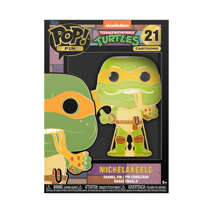 Funko Pop! Pin: Teenage Mutant Ninja Turtles - Michelangelo